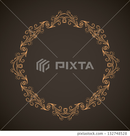 Vignette. Vector drawing 132748528