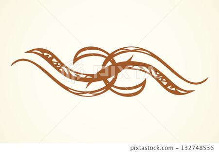 Vignette. Vector drawing Vignette. Vector drawing 132748536