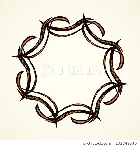 Vignette. Vector drawing 132748539