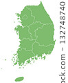Dividable map of Korea 132748740