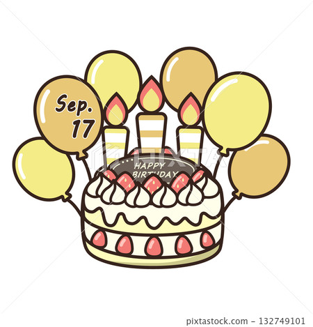 生日蛋糕 132749101