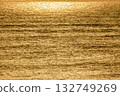 The beautiful shape of the golden ocean [with sunrise sunlight] 132749269