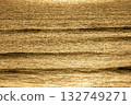 The beautiful shape of the golden ocean [with sunrise sunlight] 132749271