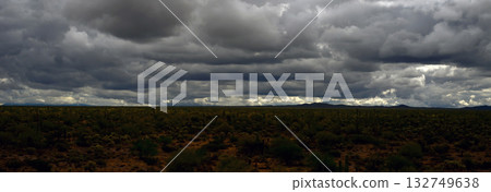 Clouds Over Central Sonora Desert Arizona Clouds Over Central Sonora Desert Arizona 132749638