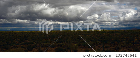 Clouds Over Central Sonora Desert Arizona Clouds Over Central Sonora Desert Arizona 132749641
