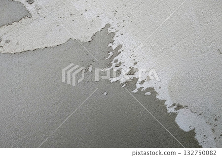 Abstract grey textured backgroung. Wall covered with cement mortar. 132750082