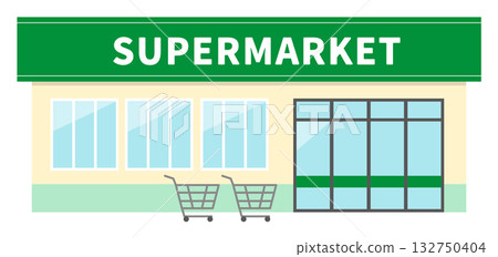 Supermarket illustration 132750404