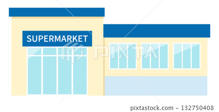 Supermarket illustration 132750408