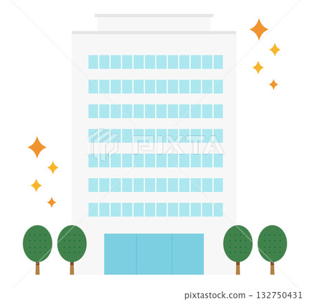 摩天大樓的例證 摩天大樓的例證 132750431
