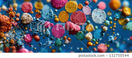 microplastics in the water environmental pollution concept 132750544