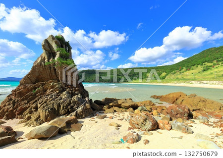 【長崎縣】高濱海灘,日本最美的海灘(福江島,五島列島) 【長崎縣】高濱海灘,日本最美的海灘(福江島,五島列島) 132750679