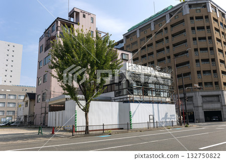 Demolition site of building Demolition site of building 132750822