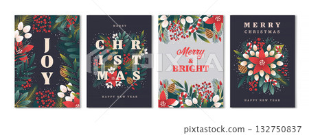 Christmas greetings cards design Christmas greetings cards design 132750837
