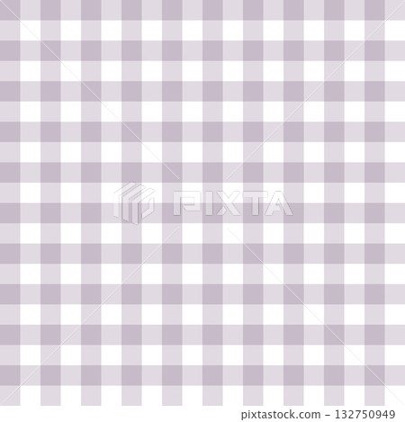 Charming lilac gingham pattern with watercolor texture 132750949