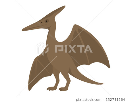 Illustration of a dinosaur pteranodon Illustration of a dinosaur pteranodon 132751264