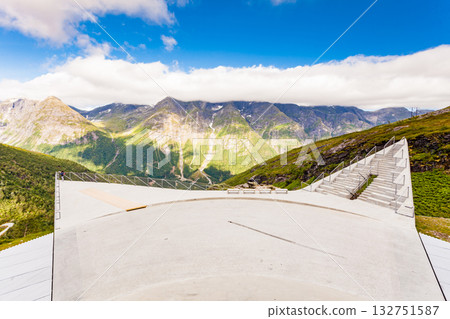 Utsikten viewpoint in Norway Utsikten viewpoint in Norway 132751587