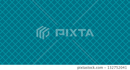 Emerald green diagonal grid background illustration 132752041