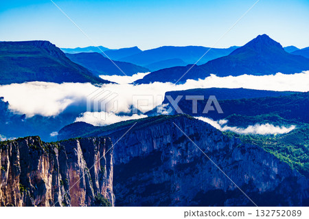 Mountain view. Verdon Gorge in Provence France. 132752089