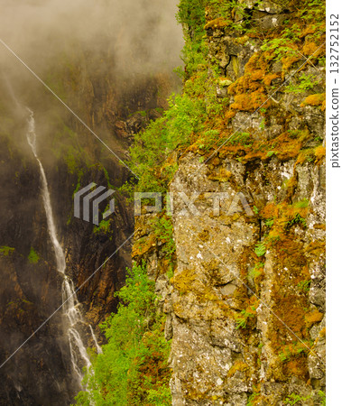 Voringsfossen waterfall, Mabodalen canyon Norway 132752152