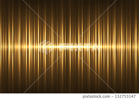 Golden silk fabric luxury background. Gold vertical draped satin cloth texture curtain with light line. Smooth shiny drape material curtain. Realistic modern vector banner Golden silk fabric luxury background. Gold vertical draped satin cloth texture curtain with light line. Smooth shiny drape material curtain. Realistic modern vector banner 132753147