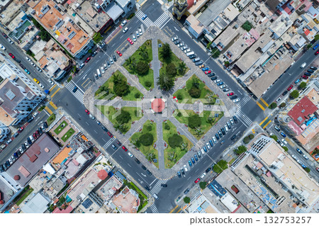 Aerial view of the District of La Punta, located in Callao. 132753257