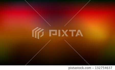 Dark Abstract Gradient Background with Red Orange Horizon Blur 132754637