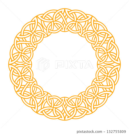 Celtic nordic frame design for decorative use 132755809