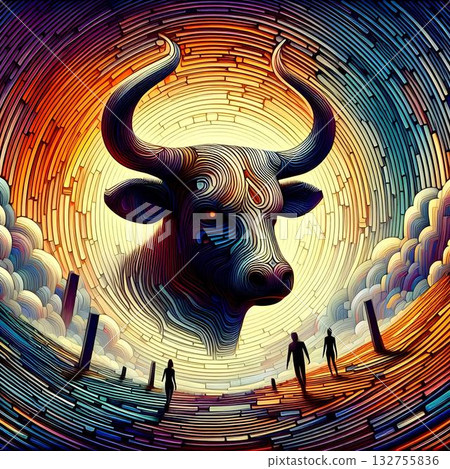 the Taurus sign 132755836