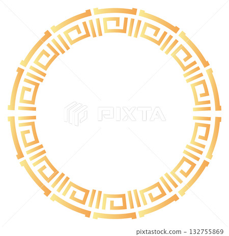 Elegant geometric circle frame for decorative designs Elegant geometric circle frame for decorative designs 132755869