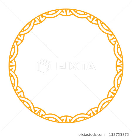 Celtic and nordic inspired frame design for decoration 132755873