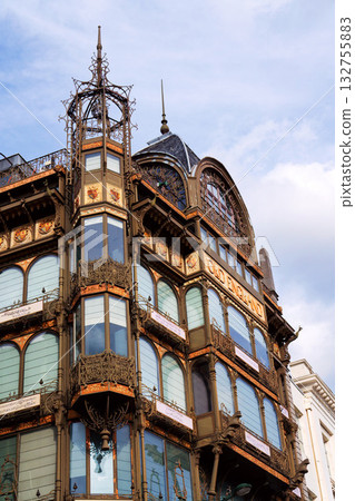 Facade of the Old England department store, now the Musical Instruments Museum MIM, Brussels, Belgium Facade of the Old England department store, now the Musical Instruments Museum MIM, Brussels, Belgium 132755883