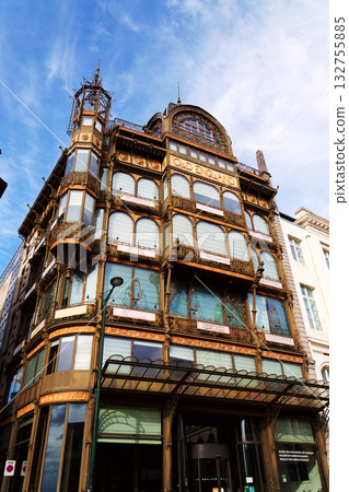 Facade of the Old England department store, now the Musical Instruments Museum MIM, Brussels, Belgium 132755885