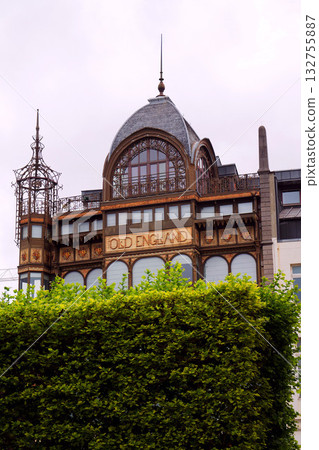 Facade of the Old England department store, now the Musical Instruments Museum MIM, Brussels, Belgium Facade of the Old England department store, now the Musical Instruments Museum MIM, Brussels, Belgium 132755887