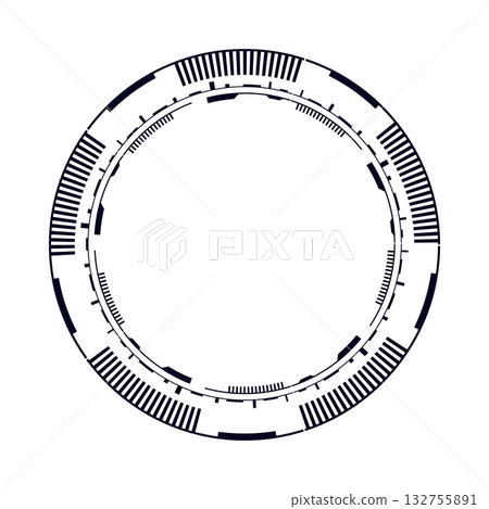 Futuristic circular frame design for innovative projects Futuristic circular frame design for innovative projects 132755891