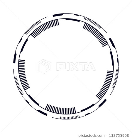 Futuristic circular frame for modern design projects Futuristic circular frame for modern design projects 132755908