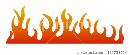 Flame set design for creative projects and concepts 132755914