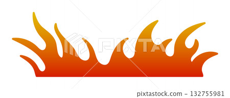 Fiery blaze illustration for dynamic designs and concepts Fiery blaze illustration for dynamic designs and concepts 132755981