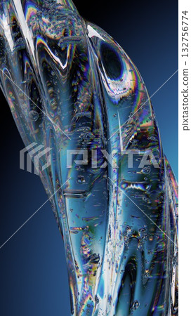 Vivid Abstract Glass Texture With Twisted Shapes and Reflective Light Patterns Vivid Abstract Glass Texture With Twisted Shapes and Reflective Light Patterns 132756774
