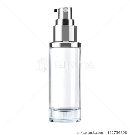 Clear Glass Container With Silver Cap for Storage or Presentation Clear Glass Container With Silver Cap for Storage or Presentation 132756808