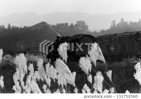 蒸氣機車駛過薄野 132758560