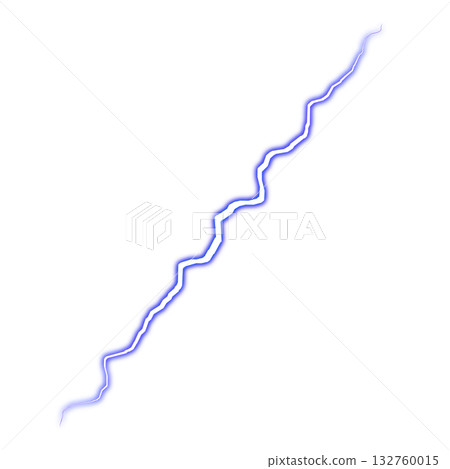 Blue lightning effect on transparent background Blue lightning effect on transparent background 132760015