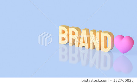The Brand for Product or marketing concept 3d Rendering. The Brand for Product or marketing concept 3d Rendering. 132760023