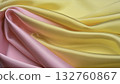 Pink and yellow silk fabric texture Pink and yellow silk fabric texture 132760867