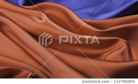 Elegant red and blue silk fabric texture Elegant red and blue silk fabric texture 132760869