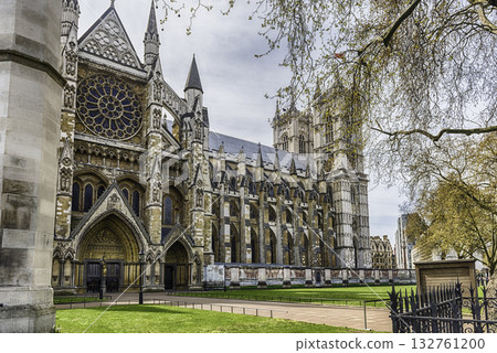 Westminster Abbey, iconic landmark in London, UK Westminster Abbey, iconic landmark in London, UK 132761200