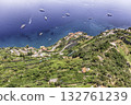 Scenic panoramic view of Amalfi Coast from Ravello, Italy Scenic panoramic view of Amalfi Coast from Ravello, Italy 132761239