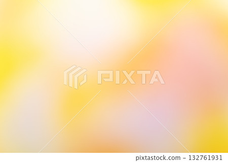 黃色和橙色柔和漸層背景 132761931