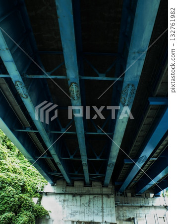Bridge seen from the bottom 132761982