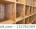 Wooden locker 132762169