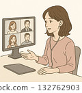 網頁設計師、創作者、攝影師、IT從業人員。插畫：一位正在工作的女性 132762903